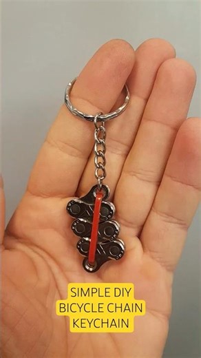 DIY Bicycle Chain Keychain 🔑🚲