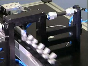 Display sorting Fluid Muscle and Fast switching valve