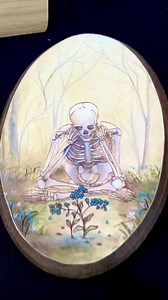 💀 Pyrography, also known as “writing with fire”, is the free handed art of decorating wood or other materials with controlled application of heat and fire 🔥 Discover new and unusual art at Oddities & Curiosities Expo — featuring Etched in Embers 🔮 Visit OdditiesAndCuriositiesExpo.com for more info about our upcoming events | Oddities & Curiosities Expo