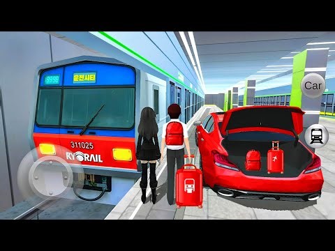 Car to Subway Metro Rail Travelling Experience🚆🚘 3D Driving Class 2025 - Android iOS Car Gameplay🎮