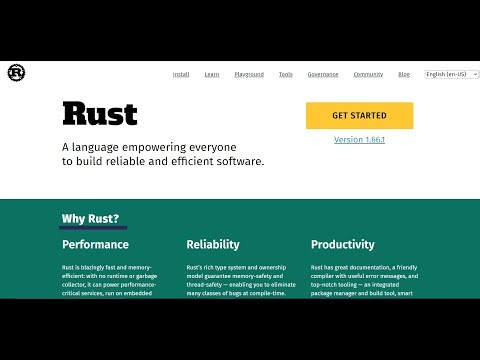 #learning #rust #programming #language : #intro to #rust #youtubeshorts