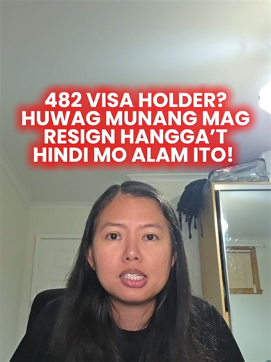 482 visa holder: Pwede bang mag-resign at lumipat ng employer?