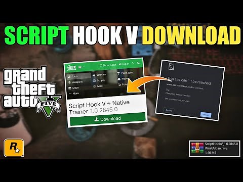 GTA V - HOW TO DOWNLOAD SCRIPT HOOK V 1.0.2845.0 VERSION | SHIVAXD [ 2K23 ]