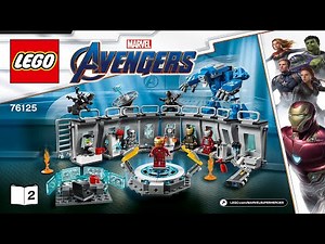 LEGO instructions - Super Heroes - 76125 - Iron Man Hall of Armour (Book 2)
