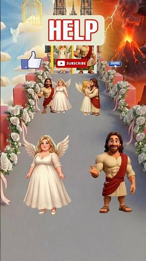 Jesus Wants to Marry Angela?! 😱 #jesus #biblequiz