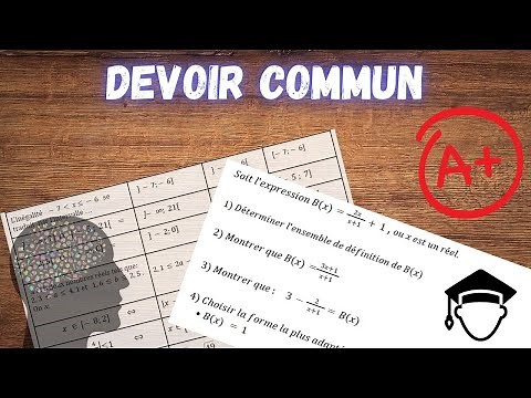 [Seconde] Corrigé du devoir commun !