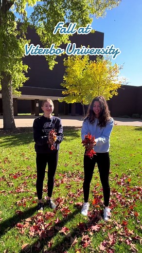 We love fall at Viterbo! 🍂🍁🍃. @Viterbo Athletics @Viterbo Men’s Volleyball @Viterbo University Dance Team @Viterbo Women’s Soccer @Viterbo University THTR/MUTH #viterbouniversity #vhawks #viterbo #lacrosse #lacrossewisconsin #collegeathletics #NAIA #collegelife #wisco #pumpkinseason #fall