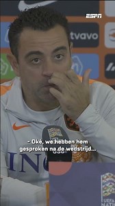 Xavi kan niet garanderen dat Virgil van Dijk morgen écht zijn 100e interland gaat spelen 😆