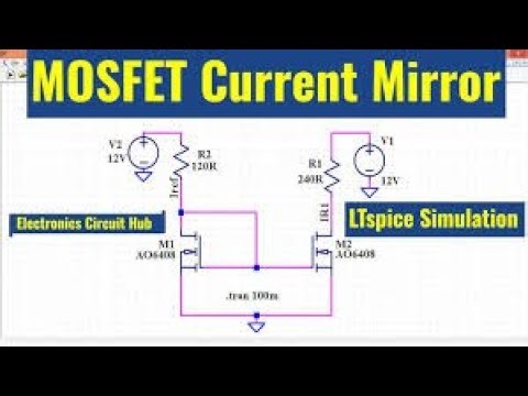Design a current mirror circuit using LTSPICE