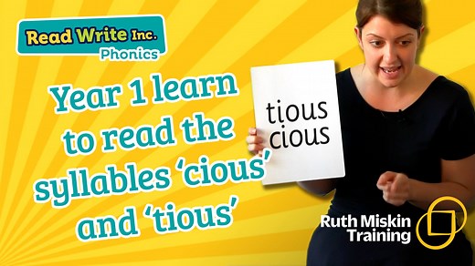 4.3K views · 50 reactions | Watch Cassey teach the syllables 'cious' and ‘tious’ to her Year 1 class. Scrumptious, delicious! | Ruth Miskin Training | Facebook