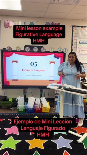 Model HMH MINI LESSON - ejemplo de mini lección de HMH enseñando lenguaje figurado #hmh #minilesson #reading #teacherpd #maestrabilingüe