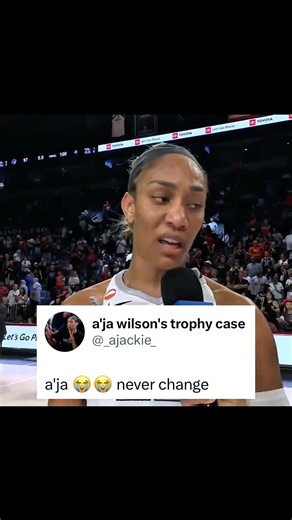 A’ja Wilson had a little slip up in the postgame interview 😂