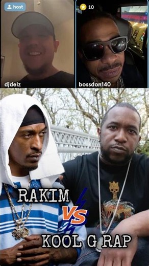Kool G Rap VS Rakim with Max B #hiphop #debate #hiphopculture