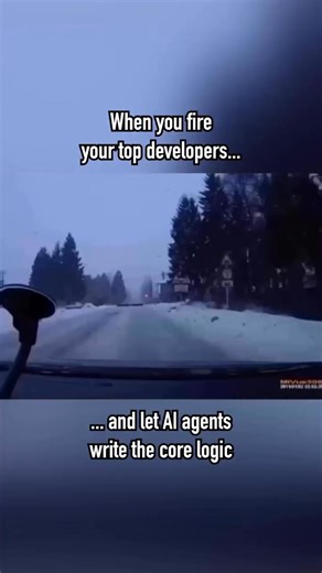 𝐅𝐢𝐫𝐞𝐝 𝐭𝐡𝐞 𝐭𝐨𝐩 𝐝𝐞𝐯𝐬, 𝐥𝐞𝐭 𝐀𝐈 𝐡𝐚𝐧𝐝𝐥𝐞 𝐢𝐭… and now everything’s a beautiful mess.🤖💥 #Csharpcorner #AIProblems #DevLife #TechHumor #CodingFails #DevLife #softwareengineer #debugging #codingmemes #developerlife #programmer #programmerlife | C# Corner