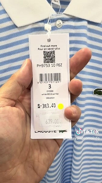 Lacoste Warehouse Clearance Sales Up to 70% Off Special Promotion (For 60% and 70% Sales item) Buy 3 additional 10% Off * Promo end 31 Dec 2025 T&C Apply and while stock last #malaysia #malaysiatiktok #clearance #mitsuioutletpark #lacoste