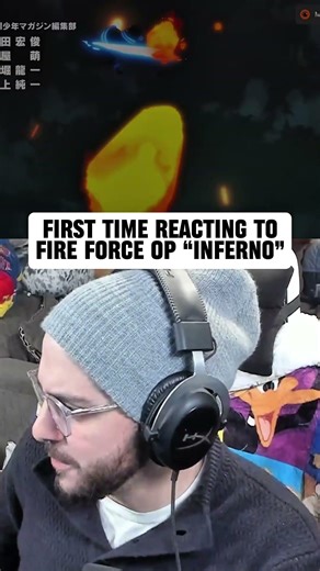 FIRST TIME Reacting to Fire Force OP 1 “Inferno” by Mrs.GREEN APPLE #shorts