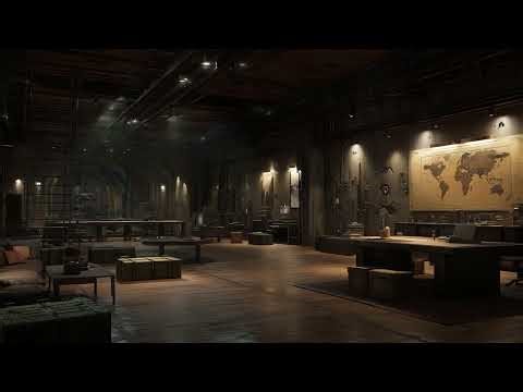 Post-Apocalyptic Underground Shelter | Sci-Fi Dystopian Ambiance for Sleep, Study, Relaxation