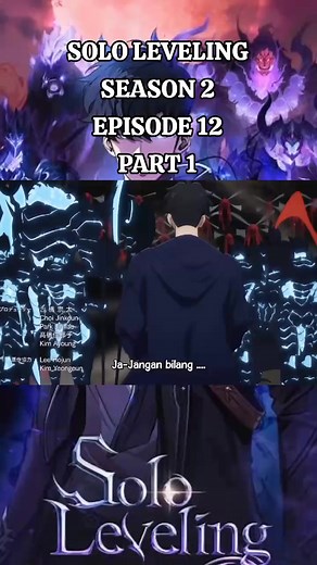 Episode 12 part 1 S2 #sololeveling #sololevelingseason2 #anime #animetrending #CapCut
