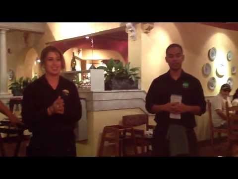 Happy Birthday song done by Olive Garden staff.. Vilma .. For one miss sweat 16 Jordan Jackson...