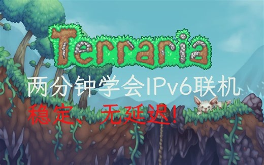 国内几乎无延迟联机！两分钟教你用IPv6联机泰拉，比内网穿透还快！