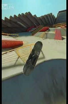 LiveLeak Fictional #1 - Skater gets a head injury when doing risky maneuvers