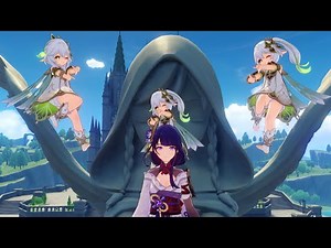 Co-op 3 C6 Nahida × Raiden Shogun vs BOSS【Genshin Impact】