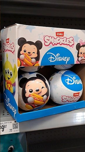 Disney Pixar Zuru Snackles Toys at Walmart Stitch, Toy Story, Monsters Inc., Winnie the Pooh, Olaf