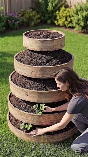 Create a beautiful flower pot like a cake shape 😻/Experiment Tamilans/#shorts #shortsfeed #viral