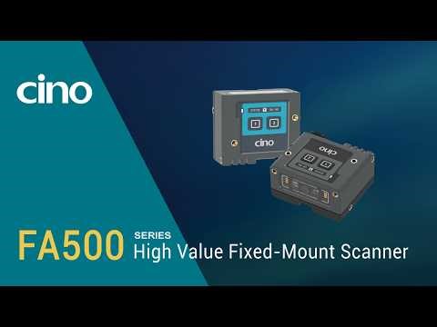 Cino’s FuzzyScan Fixed Mount FA500 Series Barcode Scanners