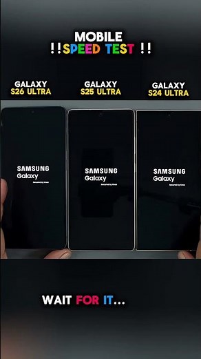 ⚡🚀 SAMSUNG GALAXY S26 ULTRA VS S25 ULTRA VS S24 ULTRA SPEED TEST!!