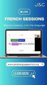 LIVE French Sessions | Speak & Learn French with J&C