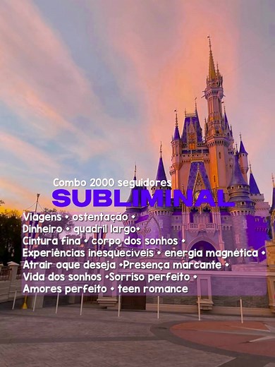 #SUBLIMINAL | subliminal combo 2000 seguidores