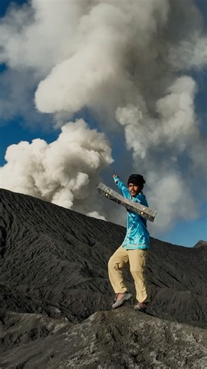 Indonesias MOST ACTIVE Volcano #volcano #travel #nature #travelvlog