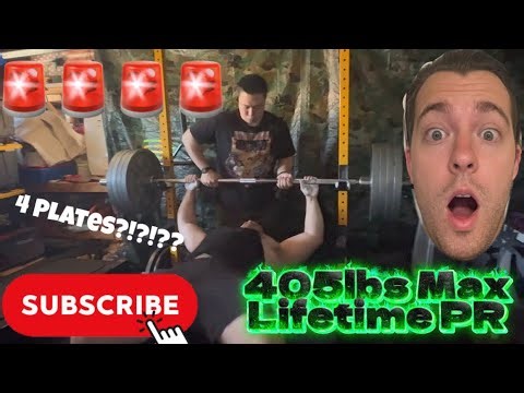405 MAX BENCH PRESS AS A NATTY?!?!??