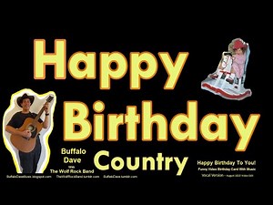 Happy Birthday Country Western Vocal Happy Birthday To You With Hoots and Hollers