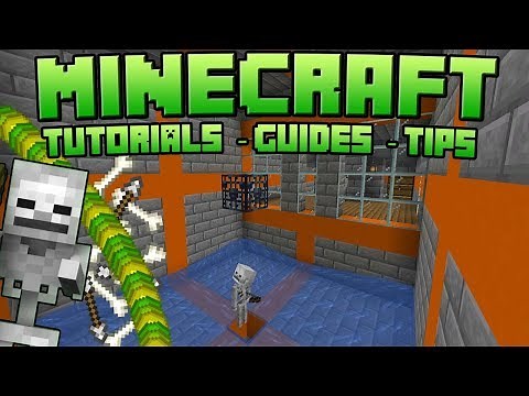 Minecraft Simple Skeleton Spawner Xp Farm Tutorial