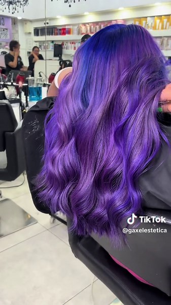 Efecto de Color en tonos fantasía ☺️✨❤️ #estilista #salon #cabello #peluqueria #balayage
