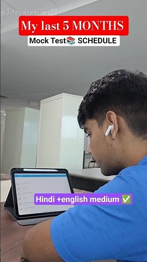 Best schedule for MOCK TEST in last 5 month |#neet2026 #neet #preparation #mbbs # aiims #viral