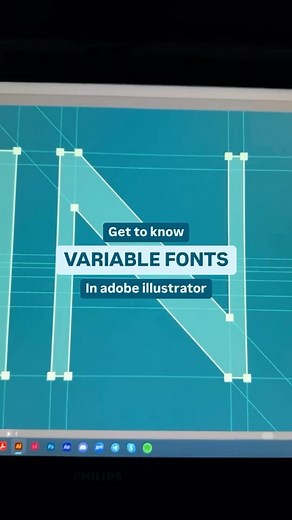Adobe Illustrator | Get to know variable fonts in Adobe illustrator! Tutorial by: @dutchly_designs With variable fonts you can easily adjust the appearance... | Instagram