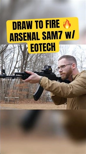 Low-ready draw to fire - Arsenal SAM 7 #edc #airsoft