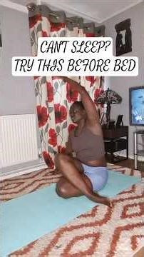 Can't sleep... try this 5min sequence to relax your muscles before bed