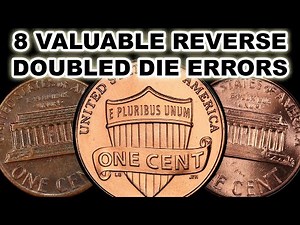 Top 8 Valuable Doubled Die Reverse Penny Errors - EXPENSIVE Coins To Search For