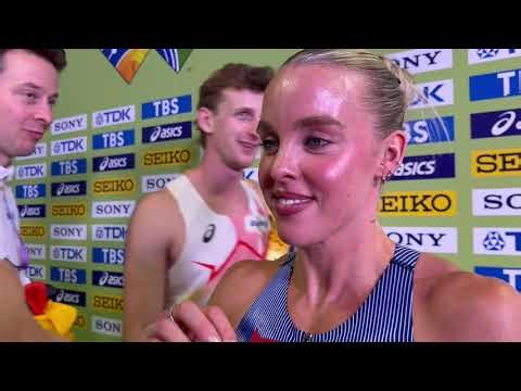 Keely Hodgkinson After Winning 800m Gold, 50.10 4x400m Split At 2026 World Indoor Championships