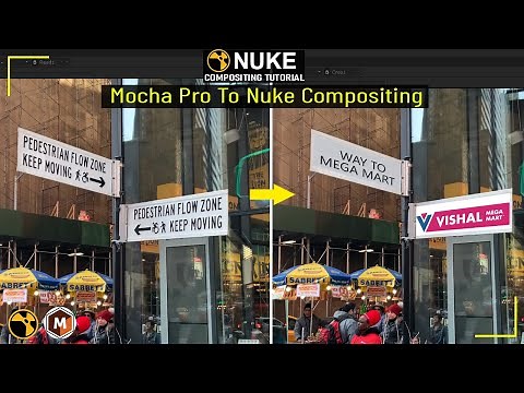 Mocha Pro To Nuke Compositing | Export Tracking Data From Mocha Pro To Nuke