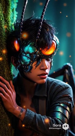 A bug trying to find his way part bug part human #sora #ai #fyp #bugadventures #bug