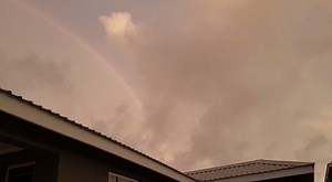 Even as dark clouds gather and winds begin to pick up speed as Tropical Storm Dorian approaches Barbados, a rainbow appears in the sky. BT’s Fernella Wedderburn captured the moment in St Patricks, Christ Church. | Barbados Today