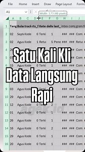 Satu kali klik data langsung rapi✍️✅  File latihan & eBook...