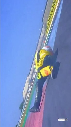 Iannone's Race 1 ends in the gravel! 🤬 | 2025 #EmiliaRomagnaWorldSBK 🇮🇹