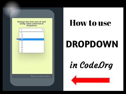Learn how to use Dropdown in Code.org | App Lab | Easy App using Dropdown | Coding with Juniors