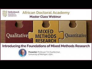 Introducing the Foundations of Mixed Methods Research
